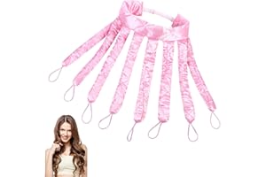 ZHIHUITL Heatless Curling Rod,Octopus Heatless Curling Rod Headband,Soft No Heat Hair Curlers,No Heat Wave Hair Curlers Styling Tools,for Overnight DIY Hair Styling Tools (Pink)