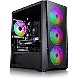 ADMI | Gaming PC, Ryzen 5500 • RTX 3060 Graphics Card • 16GB 3200MHz DDR4 • 500GB SSD • 600W PSU Bronze Rated • Black Mesh RG