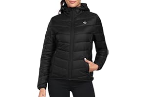 MoFiz Chaqueta de Pluma Ligero Mujer Chaqueta de Plumón Invierno Cálido Plumiferos Abrigo Antiviento con bolsillo