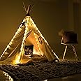 Vercico Fata Luci Batteria Indoor Kids Camera Ghirlanda Luminosa per tenda da bambina Princess LED Srings Luci per Bambini Te