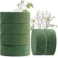 MAKINGTEC Floral Foam, Round Large Wet and Dry Floral Foam Bricks, Floral Foam Blocks for Artificial Flowers, Wedding Party Flower Decorations (4.72'', 6 Pcs)