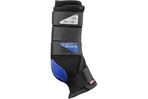 Veredus, Ghetta anteriore da riposo Magnetik Stable Boot Front con magneti - un paio di ghette, colore nero, taglia L