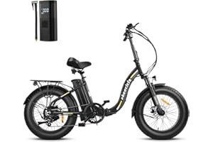 ‎EBOOCICLE eboocicle E Bike klapprad 20 Zoll E-Faltrad elektrofahrrad E-Fahrrad klappbar 250W Motor 36V 13-15.6Ah Max.Reichweite bis zu 45-100km Shimano 7 Gang 3 Unterstützungsstufen Alu