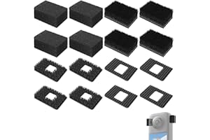 SUNMON 8 Stk Kamera Mikrofon Windmuff für Insta360 X3/X4, 4Mikrofon Windschutz und 4 Kamera Mikrofon-Windschutzscheibe, Camera Mic Wind Muff zur Reduzierung von Windgeräuschen