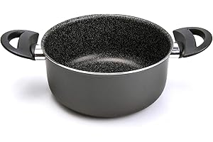 ALLUFLON Tradizione Italia Casseruola, Alluminio, Nero, 20 cm