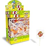 CASA DEL DOLCE Magic Lollies Piatto, Lecca Lecca al Gusto Frutta, Box da 200 Pezzi, Incartati Singolarmente, Senza Lattosio e