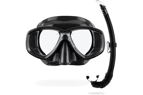 CRESSI Perla - Single Perla Masque ou Ensemble Perla Masque et Tuba Mexico pour la Plongée et Randonnée Aquatique, Taille Unique, Unisex