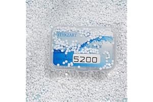 YEYKZART 5200 Weiß Diamond Painting Rund Steine Einzeln für Diamant Malerei Zubehör 3500PCS