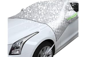 NOLACE Protector para Parabrisas, Cubierta Parasol Coche Delantero, Cubierta Nieve del Parabrisas, Funda Plegable Parabrisa Delantero Universal Protege de Hielo, Nieve, Rayos UV, Sol y Lluvia 230 x148 cm