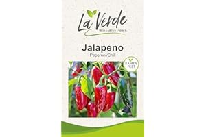 LA VERDE MEIN GARTEN UND ICH. Jalapeno Peperonisamen Rot