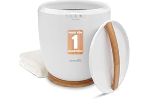 SereneLife Handtuchwärmer Elektrisch mit Timer, Handtuchtrockner Eimer, Tragbare Heizung Wärmegerät für Bad, Spa & Wellness mit automatischer Abschaltung, Energiesparend & Mobil mit Überhitzungsschutz