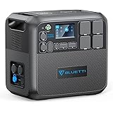 BLUETTI Centrale Elettrica Portatile AC200MAX, 2048Wh LiFePO4 Batteria Backup, Espandibile a 8192Wh w/ 4 2200W AC Prese (4800