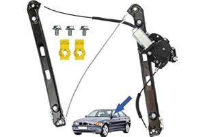 STARKIT PERFORMANCE Elevalunas compatible para BMW E46 (1998-2005) CON MOTOR. Mecanismo elevalunas delantero izquierdo (conductor) 51338212097, 51337020659, 67628362063