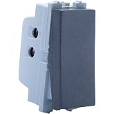 Wipro Northwest Nowa 16A One Way Switch, Silver Grey (pack of 10)