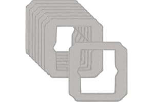 LUYLMO 8 Pièces pour Ecovacs Winbot Mini Microfibre Serpillère Rechange Kit, W-CC02-0012, Lavables Et Réutilisables, Lingette Robot Lave pour Nettoyage Vitre