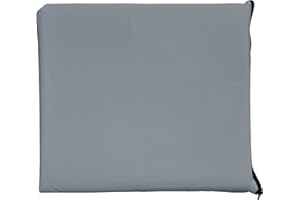 Pinkfairy Garden Chair Foam Cushion For Rattan Furniture - 2"/3"/4" Thick Material Cushions Waterproof Zip Removable Cover, Multi Use Indoor Outdoor Pads (40cm x 40cm x 10cm, Silver)