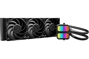 be quiet! Silent Loop 3 360mm CPU liquid cooler, 3 Silent Wings 4 120mm PWM high-speed fans, virtually inaudible operation, 6-pole motor, immensely high cooling performance, discreet ARGB lighting
