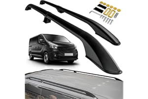 CHROMEMASTER | Compatible with Renault Trafic 3 Short L1 2014+ | Roof Rails, Roof Bars | For Mounting Roof Racks, Ladders, Roof Boxes or Bicycle Racks | Durable Aluminum Construction