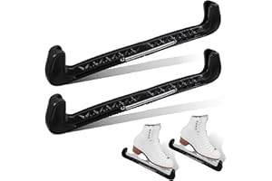 EUIOOVM Osłona na łyżwy, regulowana osłona łopaty, ochraniacze płozy do łyżew hokejowych, osłony ochronne na ostrza do hokeja figurowego