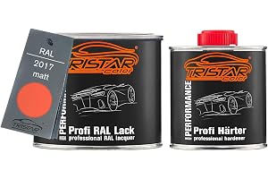 RAL 2017 Orange matt, lack-burk + härdare 0,75 L