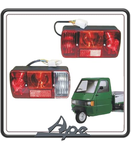 Freccia Indicatore Piaggio Ape 50 - Fanale Posteriore Lato Sinistro Originale - Foto 3