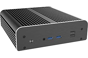 Akasa Newton WS, per Intel® NUC12 Pro (Wall Street Canyon) e NUC11 Pro (Tiger Canyon), custodia compatta in alluminio, chassis per computer senza ventole, A-NUC92-M1B