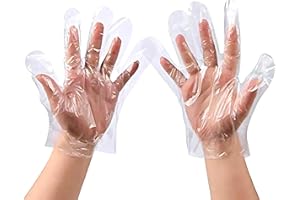 XARA Guantes Plastico Desechables de Polietileno Transparentes Impermeables - Pack 1.000 - Guantes Desechables - Hipoalergénicos - Sin Látex ni Polvo - Bolsa de 1000 unidades - 100% Reciclables