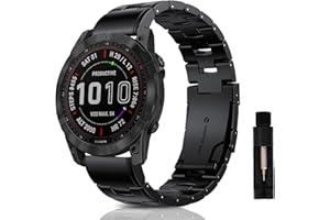 SumRioo QuickFit pasek do zegarka, stop tytanu, metalowy pasek do zegarka