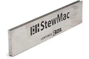 StewMac Z-File - Lima de coronación de trastes de guitarra, borde seguro Z-File - Corte rápido de grano 300 abrasivo de diamante