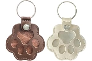 Duuclume Spersonalizowane pudełko na pamiątkę z sierści zwierząt domowych, etui do przechowywania sierści zwierząt domowych, pamiątkowy brelok dla zwierząt domowych, pamiątkowy brelok w kształcie psa