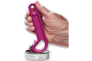 ACZYQWS Easy Open Pop Top Can Opener (Mulberry) Soda Cans Openers, Can Opener for Seniors, Food Beer Can, Can Tab Opener Tool, Parkinsons Aids for Living Gifts, Gadgets for People with Arthritis