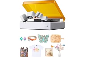 xTool M1 Ultra 4 en 1: Grabadora Láser 10W, Impresora Inkjet, Corte con Cuchilla, Dibujo, para 1000+ Materiales, DIY, Regalos, Negocios Pequeños y Manualidades en Casa