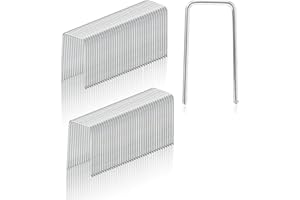 BEIMEIII 150 Stück Kranz Binden Zubehör 40mm*20mm Strohblumennadeln Stecknadeln Blumen Klammer Pflanzenstecker Patenthaften Robuste Krampen Steckhaften Efeunadeln für Floristikbedarf und Kränze Weiß