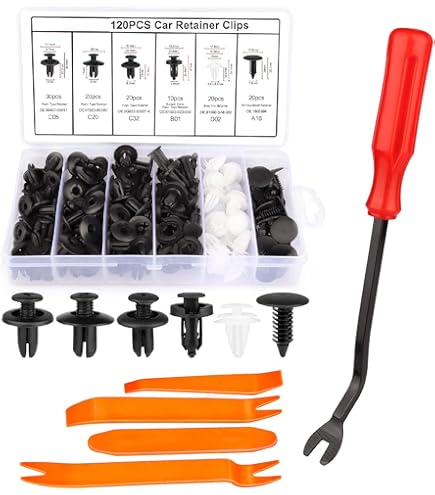 20pcs Fender Liner Fastener Rivet Push Clips Retainer For Ma