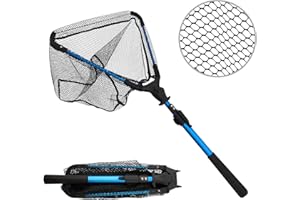 Dokeno Red De Pesca Telescópica, Plegable, Para Kayak, Salmón, Pez Gato, Bajo, Fácil De Atrapar Y Liberar