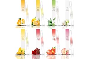 MESCHETT Set de 8 bolígrafos de aceite de cutícula para uñas, con aceite nutritivo para uñas. Cuida y repara las cutículas agrietadas y secas (sabores variados)