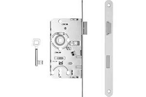 SOTECH Einsteckschloss Buntbartschloss links für Zimmertür Falle + Riegel