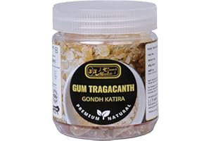 J J CRUNCH N MUNCH JJ Crunch N Munch Gond Katira Edible Gum Crystals - 100% Natural, Non-GMO, Vegan - Supports Digestive Health, Gut Wellness & Immune System - 120g & 250g (120 Gram)