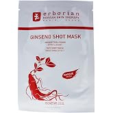 Erborian - Ginseng Smoothing Fabric Mask - Moisturizing and Revitalizing Facial Care - Korean Cosmetic with Ginseng Extract -