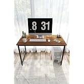 Durusilya Furniture, Desk, Computer Desk, Office Desk, 120x60 - Walnut
