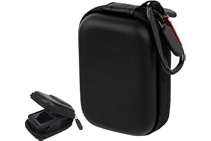 JINMINAMZ Hesupy Etui podróżne do DJI, torba ochronna kompatybilna z DJI Action 5 Pro/4/3, odporne na upadki i kompresję pudełko do przechowywania, do podróży, szkicownik (czarny)