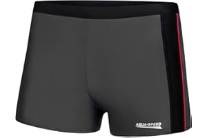 Aqua Speed® Maillots de Bain pour Hommes | Pantalon de Bain | S-XXXL | Moderne Protection UV | Résistant au Chlore | Cordon de Serrage
