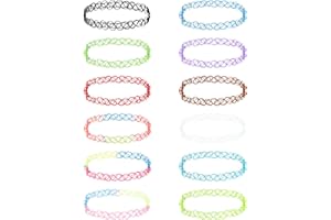 MXTIMWAN 12 Pezzi Girocollo Collane Set di Collane a Girocollo per Ragazza donna e Bambina