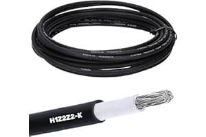 LAPPKABEL 20 metros Lapp 1023761 H1Z2Z2-K, VERSIÓN OPTIMIZADA 1x10 BK I Cable para tecnología solar I Cable solar para uso exterior I Resistente a los rayos UV I Libre de halógenos I Robusto I Impermeable