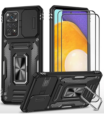 LXHGrowH Cover per Xiaomi Redmi Note 12S 4G, Custodia Anti-graffio con dell Schermo Integrata Protezione, 2in1 Dual Layer Ibrida [360°] Full Body Antiurto Protettiva Case, [Transparente
