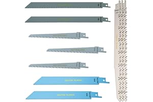 RPR10MX Saxton 10 Blade Reciprocating Sabre Saw Combo Wood & Metal fits Bosch, Dewalt Makita