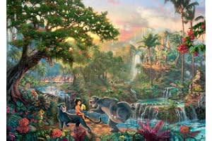 Schmidt Spiele Thomas Kinkade: Disney - The Jungle Book Jigsaw Puzzle (1000Pc)