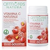 Armores Natura Integratori Alimentari, Vitamina C Naturale, Integratore a Base di Vitamina C da Acerola, Rosa Canina e Camu C