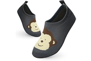 Vorvowry Chaussons Enfant Garçon Fille Antiderapant Pantoufles Respirant Doux et Léger Chaussette Chaussures Slippers