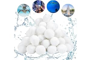Aitsite Filterbälle für Sandfilteranlagen 700g Filter Balls Geeignet für Pool Filter Schwimmbad Filteranlage, Ersetzen 25 kg Filtersand für Pool Sandfilter, Schwimmbad, Filterpumpe